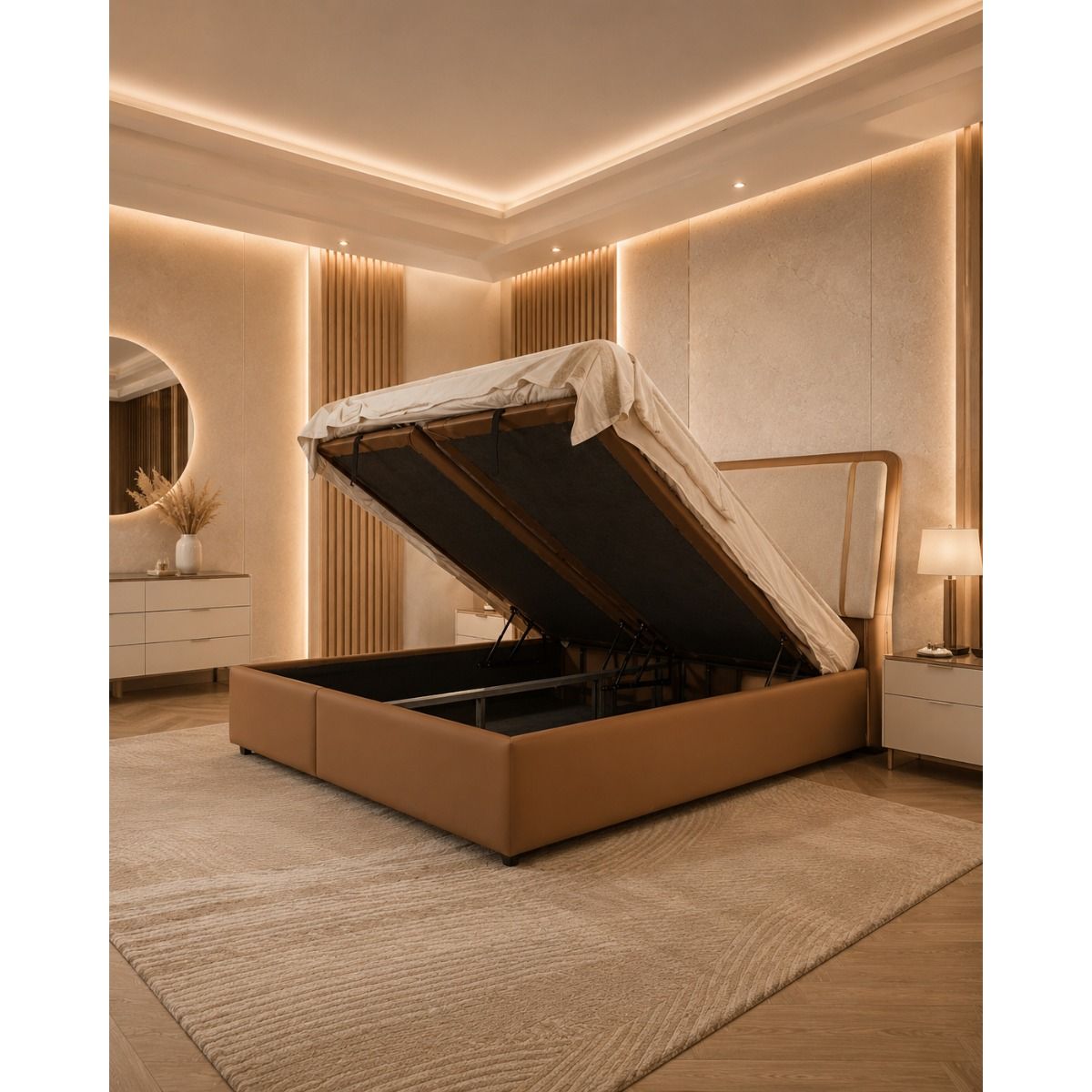 Lit Avec Coffre HMH Home fabriqué en Tunisie