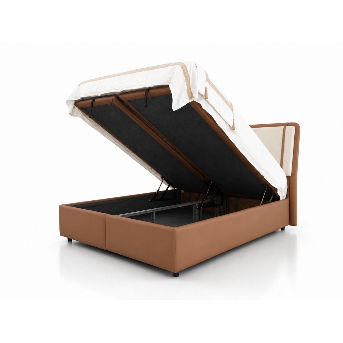lit Avec Coffre PERLA Structure Métalique
